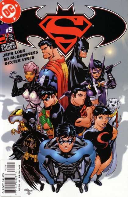 Portada del Superman/Batman #5 original