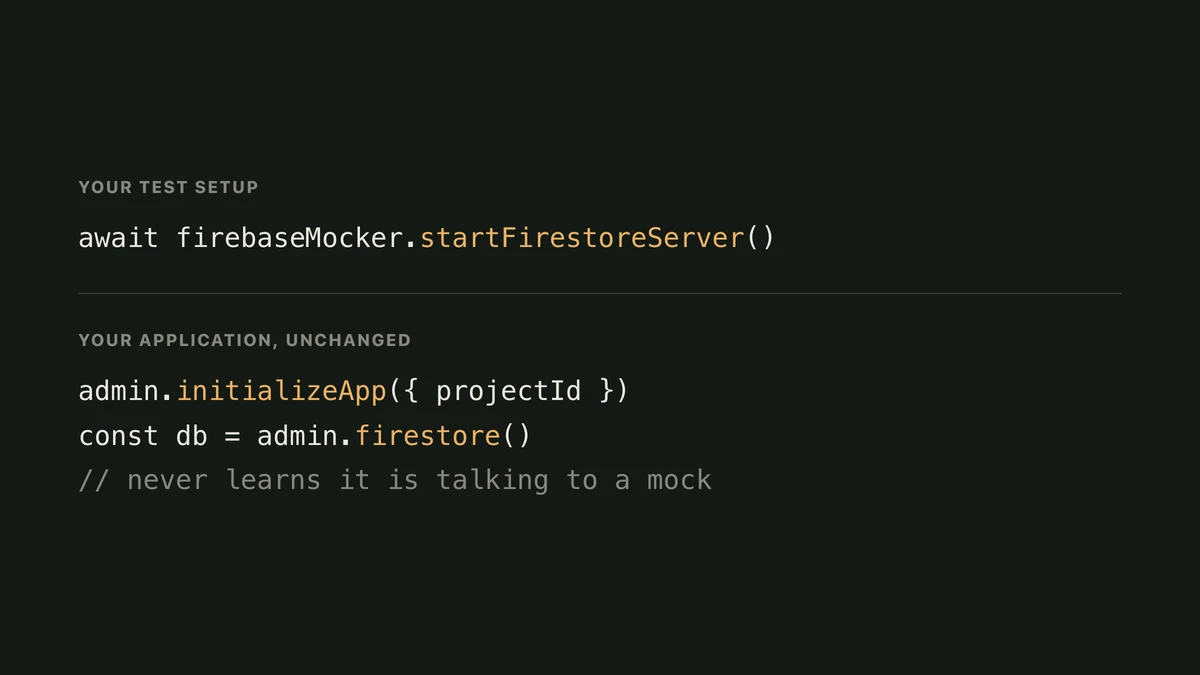 Firebase Mocker