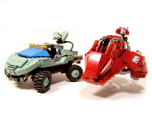 Lego y Halo en una sola foto
